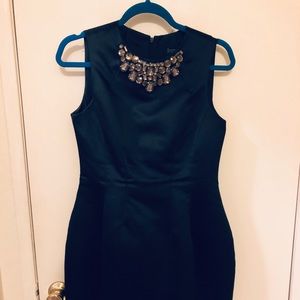 Perfect Holiday Black Satin Dress
